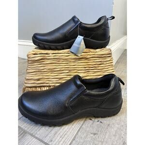Spring Step Professional Beckham Men’s Slip-On Work Shoes Black EU 42 US 9 NWT